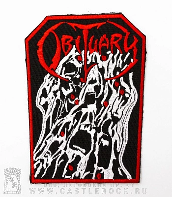 нашивка obituary (вышивка)