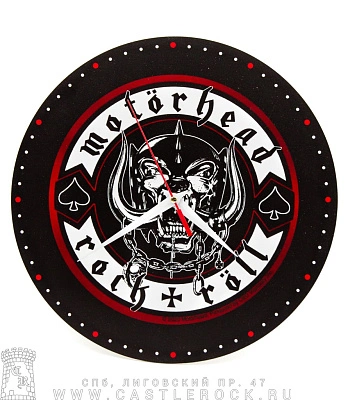часы настенные motorhead "rock'n'roll"