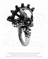 кольцо alchemy gothic (алхимия готик) r186 empire steamhead