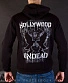 балахон на молнии hollywood undead (лого, ч/б)
