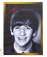 магнит прямоугольный 3d beatles ringo starr (ч/б, голограмма)