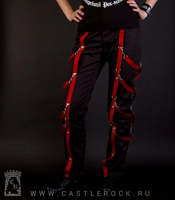 брюки карабины красные (черные)