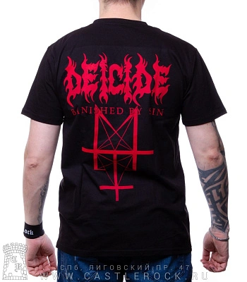 футболка deicide "banished by sin"
