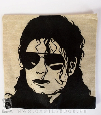 чехол на подушку michael jackson (лицо)