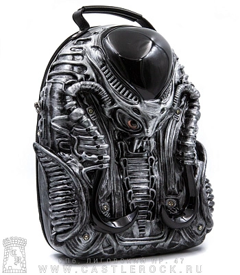 рюкзак 3d ксеноморф "чужой" (серый)