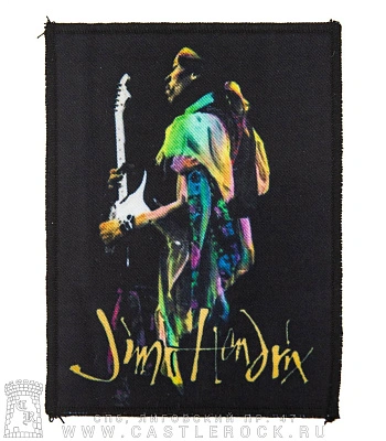 нашивка jimi hendrix (с гитарой)