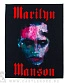 нашивка на спину marilyn manson "we are chaos"