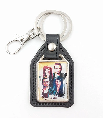 брелок прямоугольный на подкладке skillet (группа)