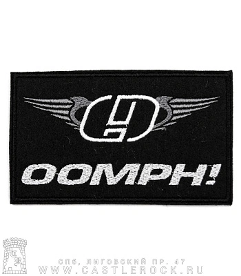нашивка oomph! (вышивка)