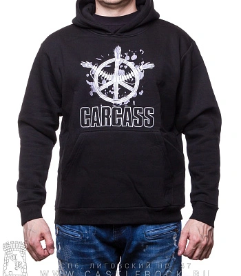 балахон carcass "heartwork" (вышивка)