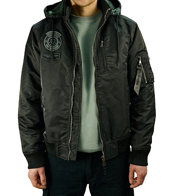 куртка пилот foersverd "gremlin" (патч, бомбер)