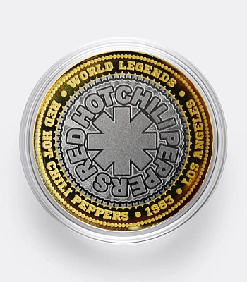 монета сувенирная малая red hot chili peppers