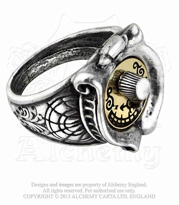 кольцо alchemy gothic (алхимия готик) r147 gmt feromonic field detector