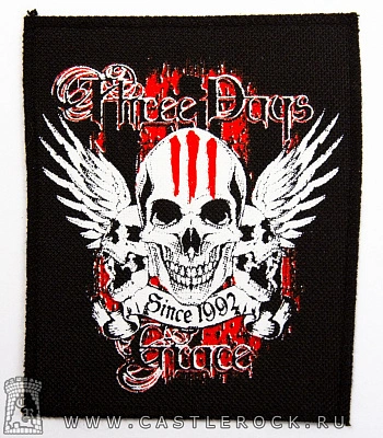 нашивка three days grace "since 1992"