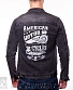 куртка джинсовая серая "american motorcycles" 3046