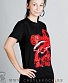 футболка children of bodom (принт красный)