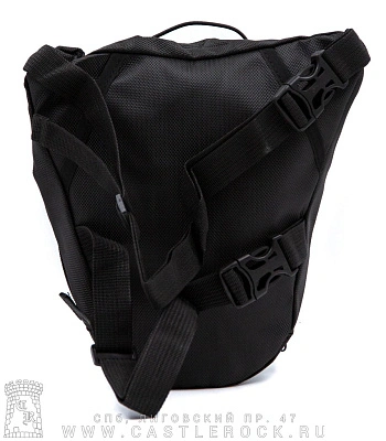 сумка на бедро текстиль черная