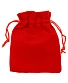 мешочек бархатный красный яркий (средний)