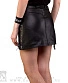 юбка кожаная first со шнуровкой