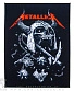 нашивка на спину metallica (череп викинга)