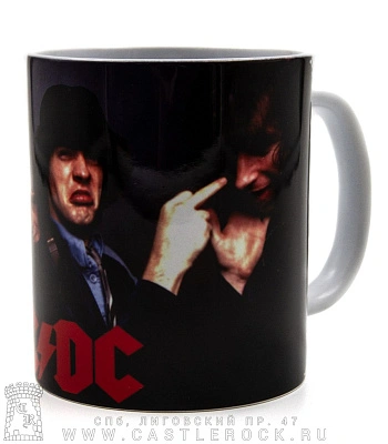 кружка ac/dc (группа, темный фон)