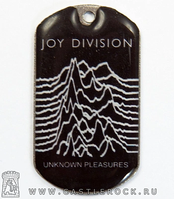 жетон цветной joy division "unknown pleasures"