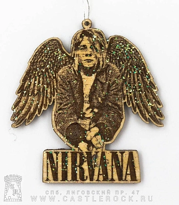 елочное украшение nirvana kurt cobain (блестки)