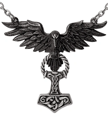 подвес alchemy gothic (алхимия готик) p967 hrafnhamerr