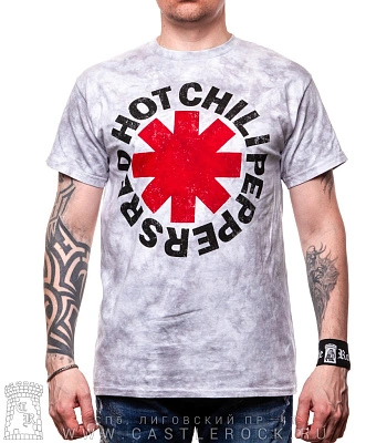 футболка red hot chili peppers "snow (hey oh)" (варенка, серая)