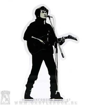 статуэтка кино в. цой (с черной гитарой)