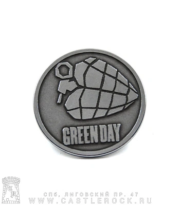 значок цанга рельефный green day "american idiot"