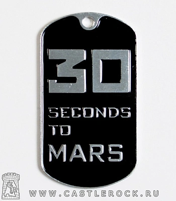 жетон 30 seconds to mars (надпись)
