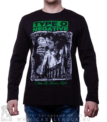 футболка type o negative "i hate the morning light" д/р