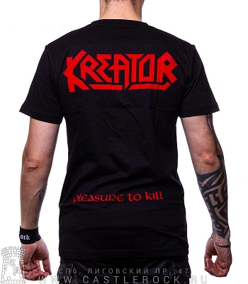 футболка kreator "pleasure to kill"