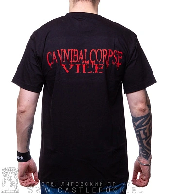 футболка cannibal corpse "vile" (принт большой)