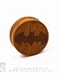Плаг Дерево с Гравировкой Batman Бэтмен 28 мм