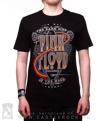 футболка pink floyd "the dark side of the moon" (шестерни)