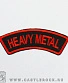 нашивка heavy-metal (вышивка)