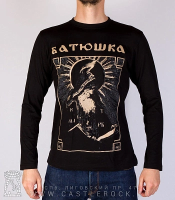 футболка batushka батюшка "schema monk" д/р