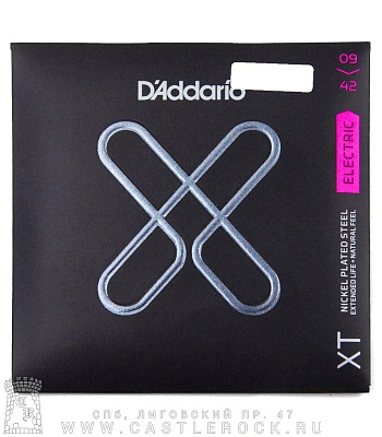 струны d'addario никелированные для электрогитары xte0942