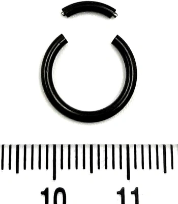 Сегментное Кольцо Сталь Черное 1,6 х 10