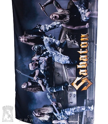 постер тканевый sabaton (группа)