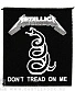нашивка metallica "don't tread on me"
