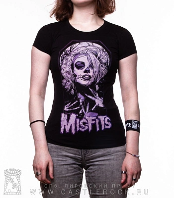 женская футболка misfits (мерилин монро)