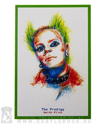 открытка авторская prodigy keith flint