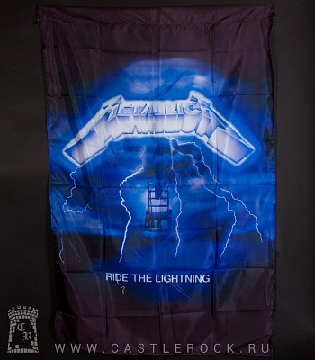 флаг metallica "ride the lightning"