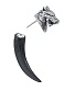 серьга alchemy gothic (алхимия готик) e424 wolf macht