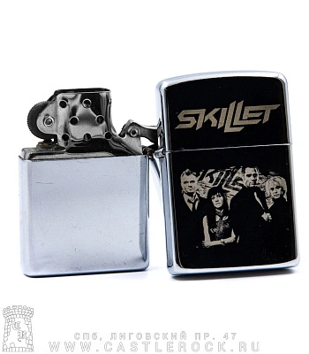 зажигалка с гравировкой skillet