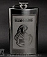 фляга стальная с гравировкой scorpions 6 oz