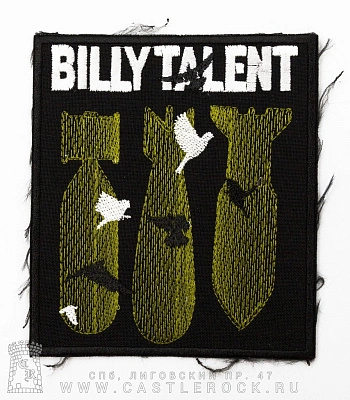 нашивка billy talent (вышивка)